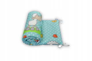 Detský set paplón, vankúš - 180x40 ochranca pre postieľku 120x60 Zuziaczek