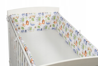 Chránič do detskej postielky - Nepremokavý list s 60x120 Terry Gumber Band