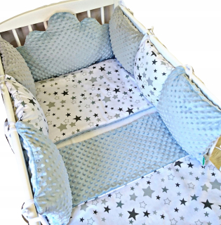 Chránič do detskej postielky - Cloud Pad Protector Minky 7 El Cushion