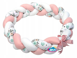 Chránič do detskej postielky - Delfae Protector prepletený Braid 210 cm