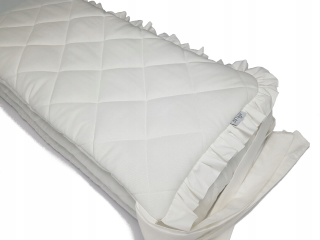 Chránič do detskej postielky - Potflower Protector s bielym ozdôbkom 210 cm!