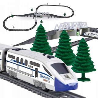 Obrovská elektrická dráha 366 cm tunel město