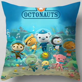 Detský dekoračný vankúš - Octonauts vankúš vankúš 44x44 bezplatné nálepky