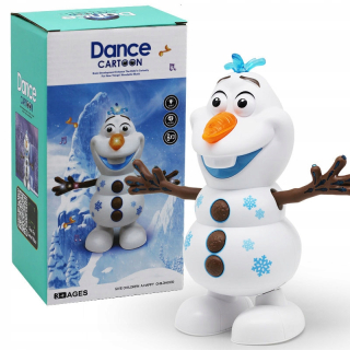 Olaf tanec Hot Dance LED Light Snehuliak muzykay