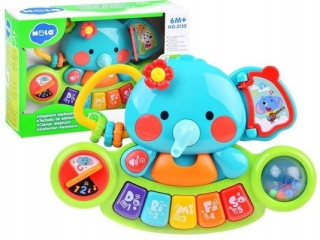 Occever Hudobné klavír Elephant Farebné Fun