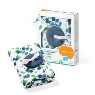 Prikrývka, prehozy na posteľ - Bambusové swaddle+babyono hrkálky