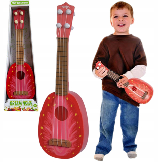 Ovocie ukulele gitara pre deti jahoda