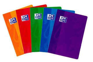 OXFORD SÚPRAVA NOTEBOOKOV NOTEBOOKY A5 60 MRIEŽKA 5- MIX