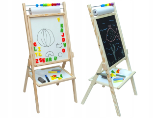 Rotujúce 4v1 Magnetic Chalk + Papier