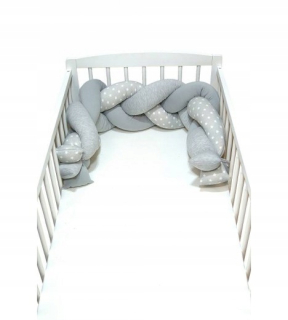 Chránič do detskej postielky - Chránič COT 140 cm vrkoč