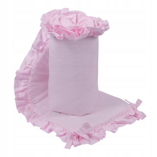 Chránič do detskej postielky - Protect COT s ružovou farbou 210x30