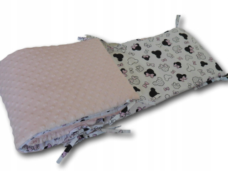 Chránič do detskej postielky - Protect COT 1880/30 cm bavlna/Minky