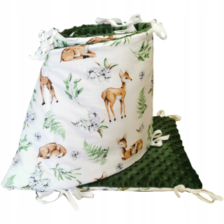 Chránič do detskej postielky - Podložka pre 240x30cm Velvet Minky Rung
