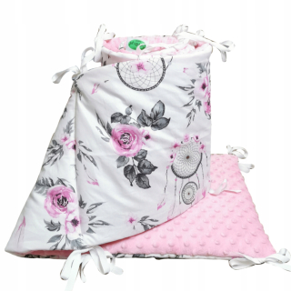 Chránič do detskej postielky - 300x30cm Velvet Minky Protector