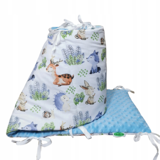 Chránič do detskej postielky - 360x30cm Velvet Minky Protector