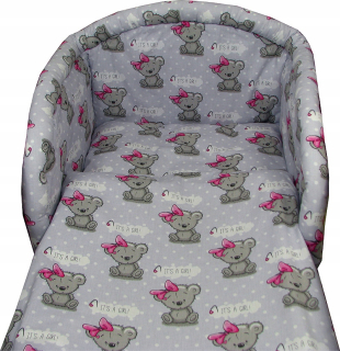 Chránič do detskej postielky - BabyLux COT Protector 70x140 č. 71
