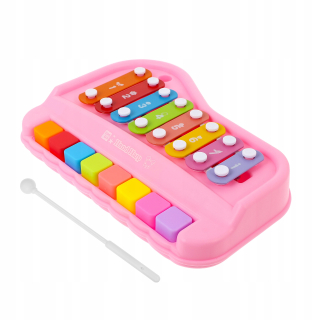 Oktáva piano zaklopať Toy Hand klavírny hudbou