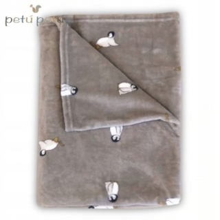 Prikrývka, prehozy na posteľ - Fleece prikrývka 100x150 bing Dobrú noc