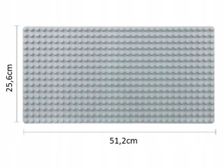 Stavebnica - Obrovská, šedá dlažba, na Lego Duplo