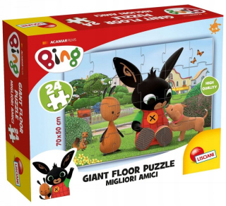 Zajačik Bing - Obrovské Lisciani podlahové puzzle - Bing 4