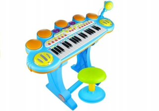 Úradov pianinko Keyboard Drums stolička