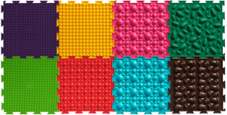 Ortopedické Mat ORTOTO Sensory Set Poďme