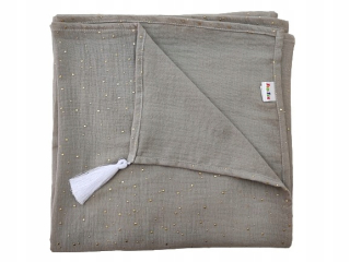 Prikrývka, prehozy na posteľ - Mušelín Swaddle /Plienka s manperom 120x120 vzorov