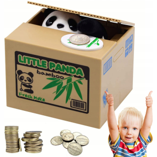 Detská pokladnička - Panda Piggy Bank Interactive Gift pre deti