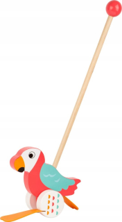 Parrot drevený pachacz na palicu palice pre dieťa