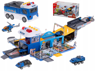 Garáže Tir Transporter Police Laweta 2v1