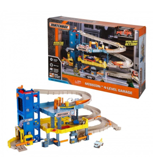 Parkovanie Matchbox Misia Level Garáž CJM67