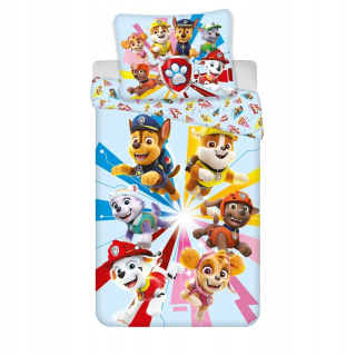 Detský set paplón, vankúš - Paw Patrol Marshall Chase Sada podstielky 140x200