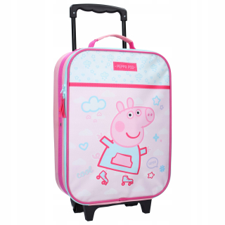 Detský kufor - Peppa ošípané batohový kufr na kolieska batožina