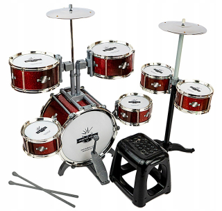 Bubny Big Detské Set 7 Bubny 2 Taniere