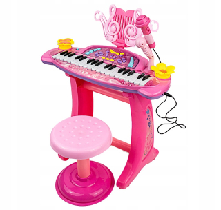Piano pre deti varhany klávesnice mikrofón