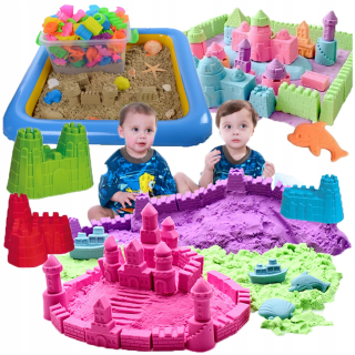 Kinetic Sand 3kg vedro pieskovisko forma