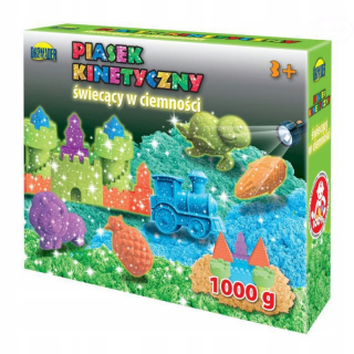 Kinetic piesčitá piesok v tme 1000g mágie