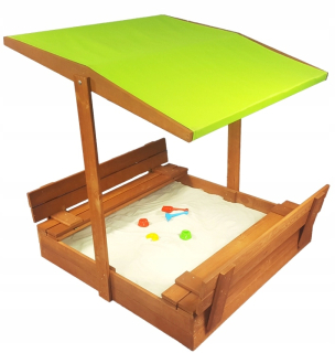 Detské pieskovisko - IMPREGNOVANÝ PLECH SANDBOXU ALCHY 150