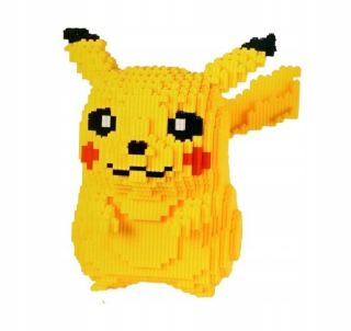 Pokémon - Pikachu Pokemon Building Blocks 5300 3D El XXL Akčný Obrázok