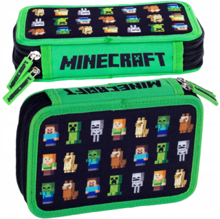 Školská taška, batoh - Double-Chamber Astra Minecraft School Case Case