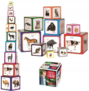 BIJINGVÁLNA HRACIA PYRAMÍDA Montessori ZVIERATÁ +1