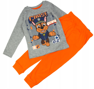 Paw Patrol - Pyžamo s dlhým rukávom Dog Patrol Chase Gray 128