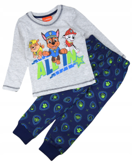 Paw Patrol - Pyžamo s dlhým rukávom Dog Patrol Grey 104