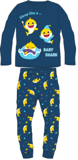 BABY SHARK - Pyžamy pyžamy bavlnené dieťa žraloky ryby námorníctvo 116