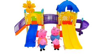 Ihrisko Pig Peppa Pig Pepa Cottage 4 figúrky