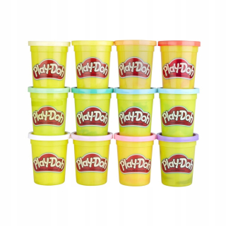 PLAY-DOH cesta Rúrky 12-PAK pružina farby