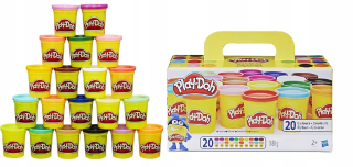 Play Doh Hasbro Cake. Set 20 Tub Suitcase