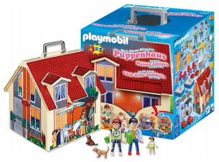 Stavebnica - PLAYMOBIL 5167 PRENOSNÝ DOMČEK PRE BÁBIKY