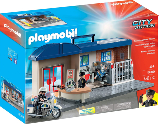 Stavebnica - PLAYMOBIL 5689 STATION Prenosný KUFOR