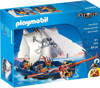 Stavebnica - PlayMobil 5810 Pirát Loď Piráti Gun Treasure